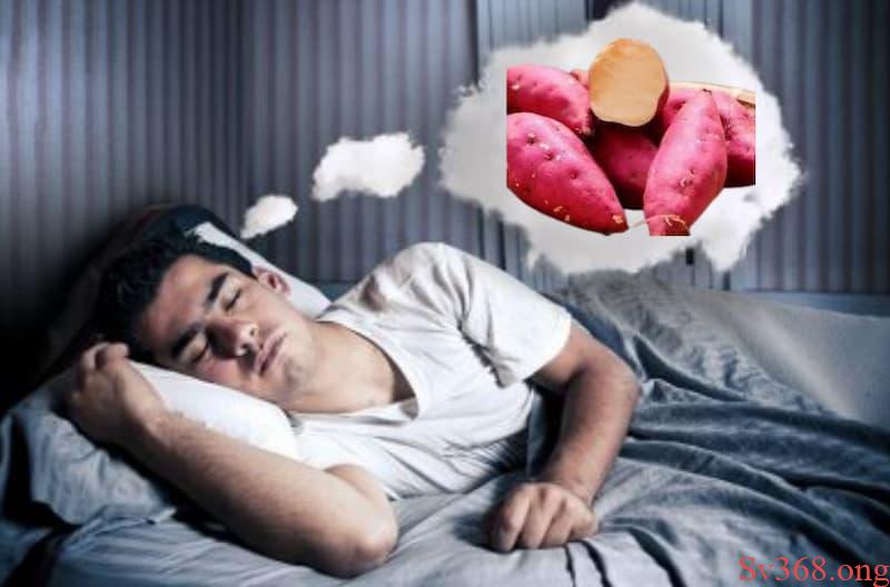 Khi ngủ nằm mơ thấy củ khoai lang